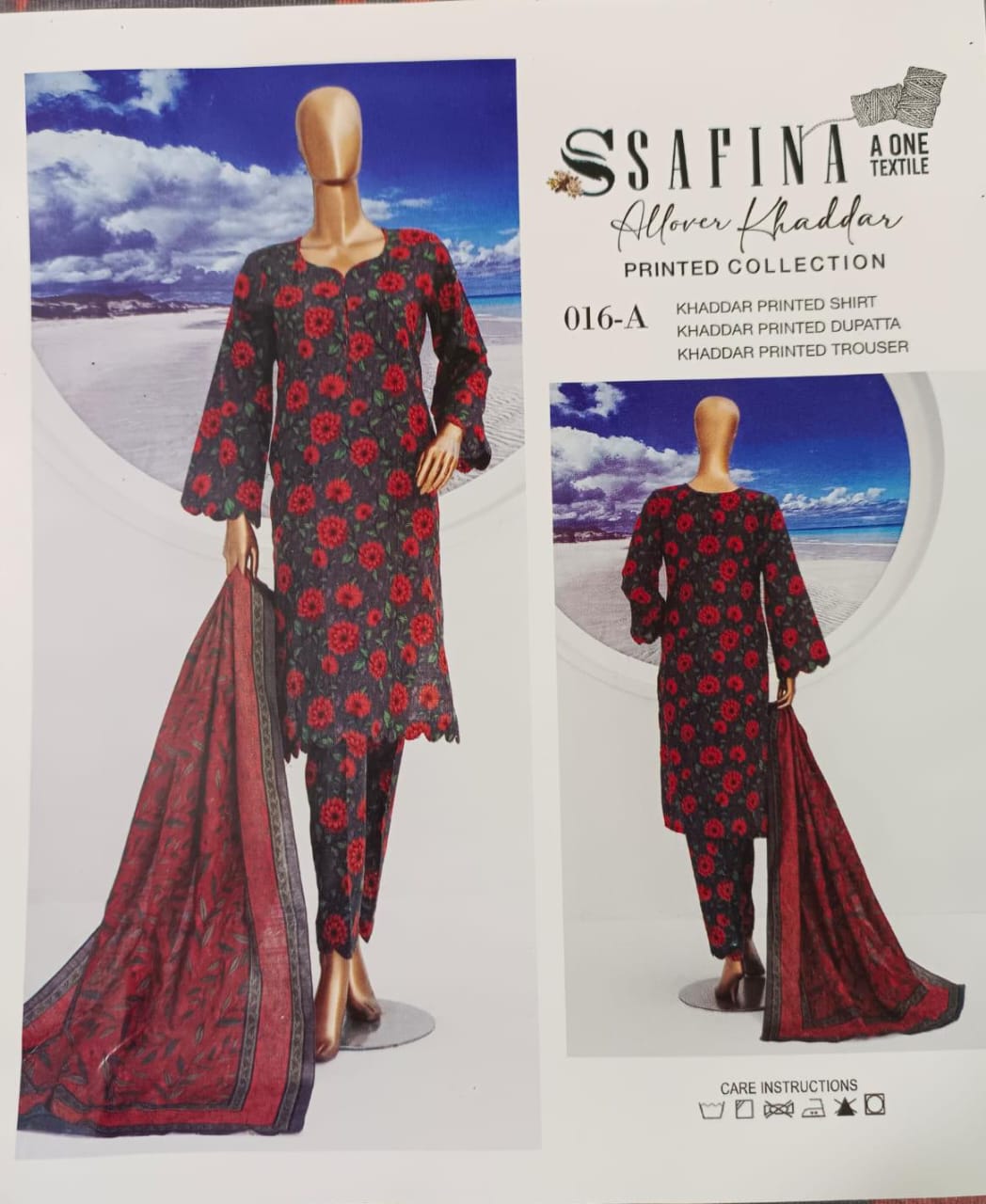 Safina 3 Piece Khaddar Collection – Warmth Meets Elegance