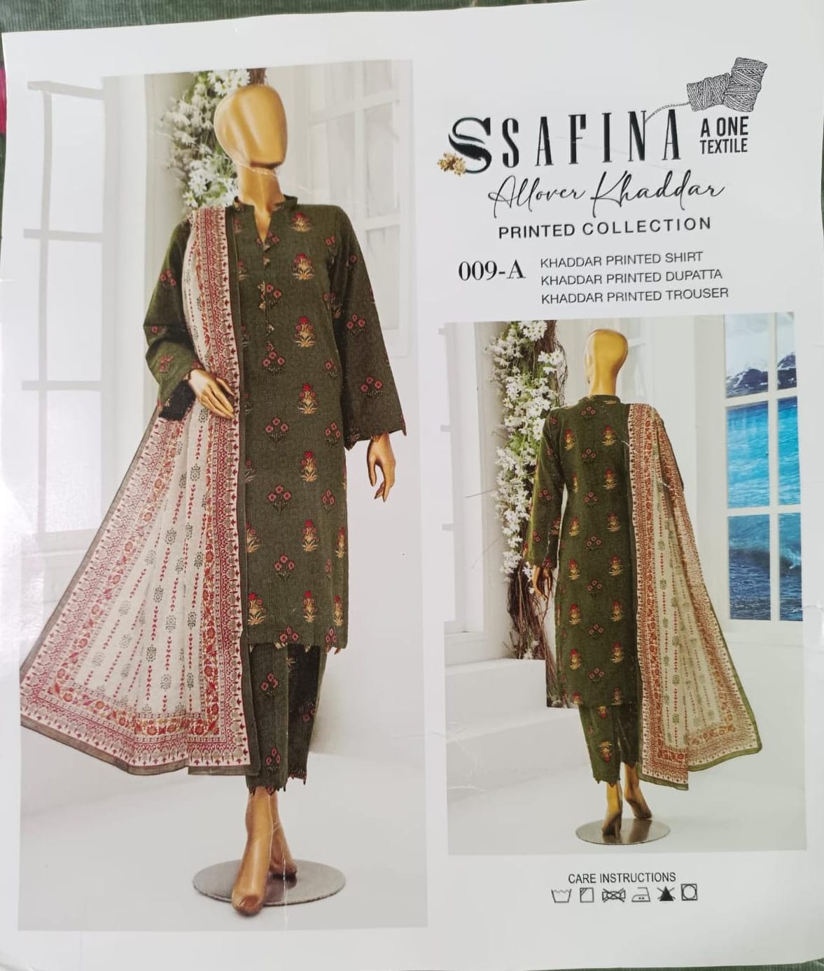 Safina 3 Piece Khaddar Collection – Warmth Meets Elegance