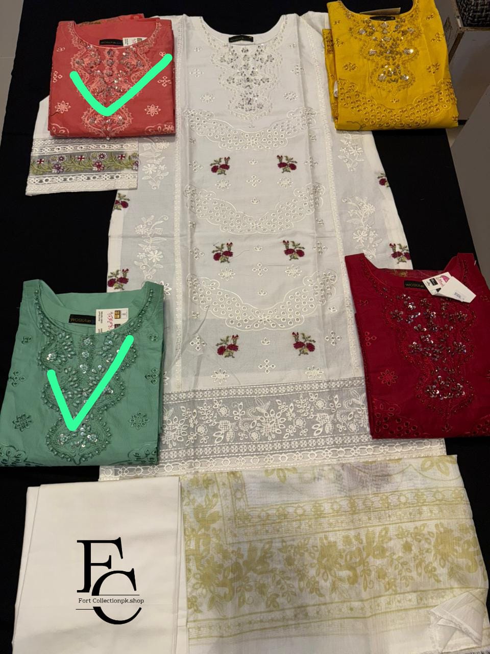 Woska by ijaz brand 3 piece stitch lawn 2 colour available summer collection of Premium style with comfort