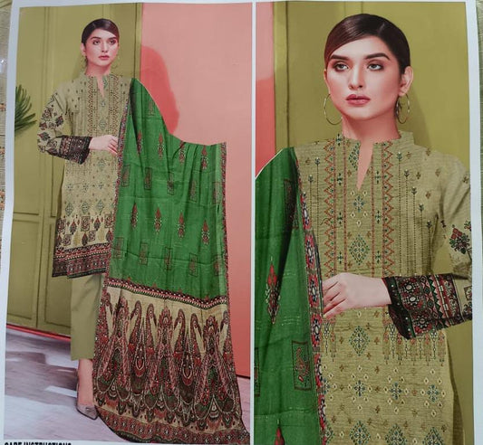 Luxury Rang Bhari Complete Unstitch Suit Lawn