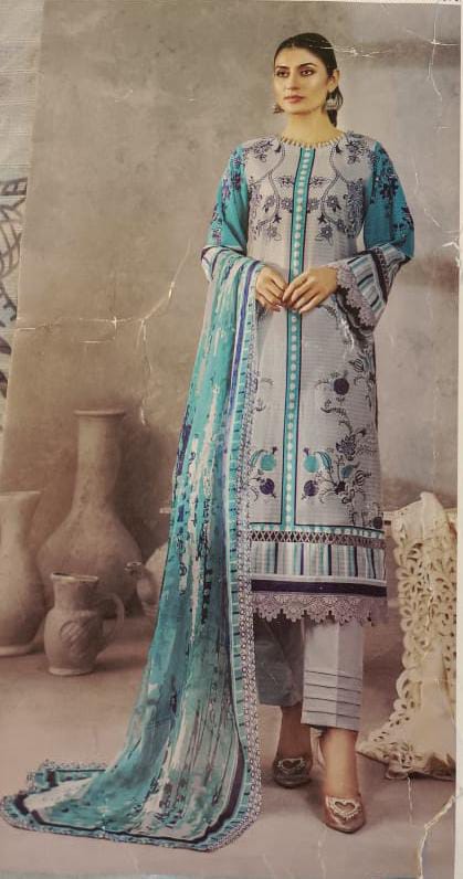 Aalaya 3 Piece Lawn Collection Lawn Dupata and Pure Dupata – Premium Style with Comfort