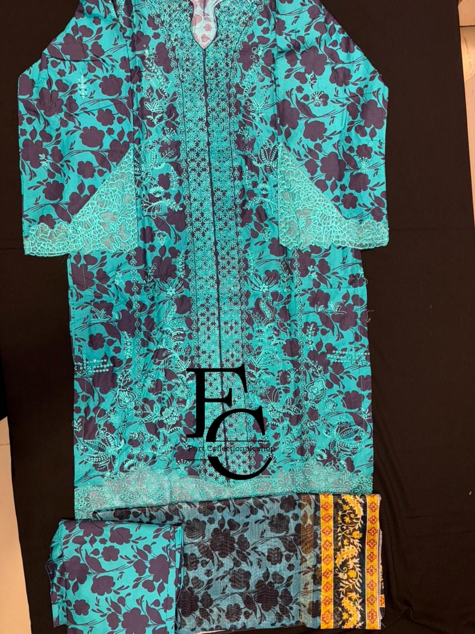 Woska by ijaz brand 3 piece stitch lawn Embroidery & Prient  summer collection of Premium style with comfort