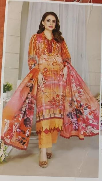 Aalaya 3 Piece Lawn Collection Lawn Dupata and Pure Dupata – Premium Style with Comfort