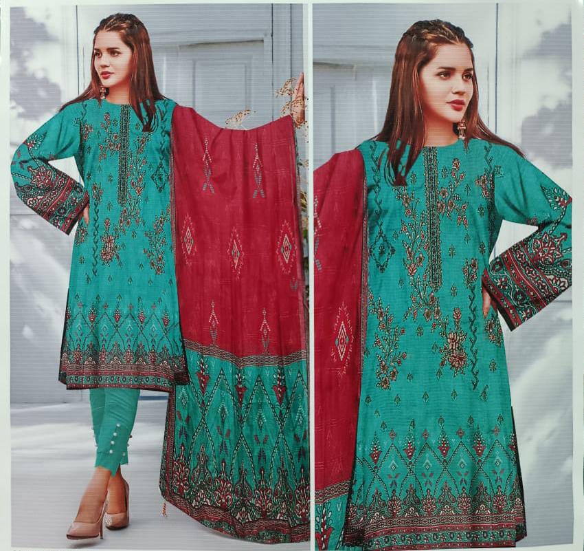 Luxury Rang Bhari Complete Unstitch Suit Lawn