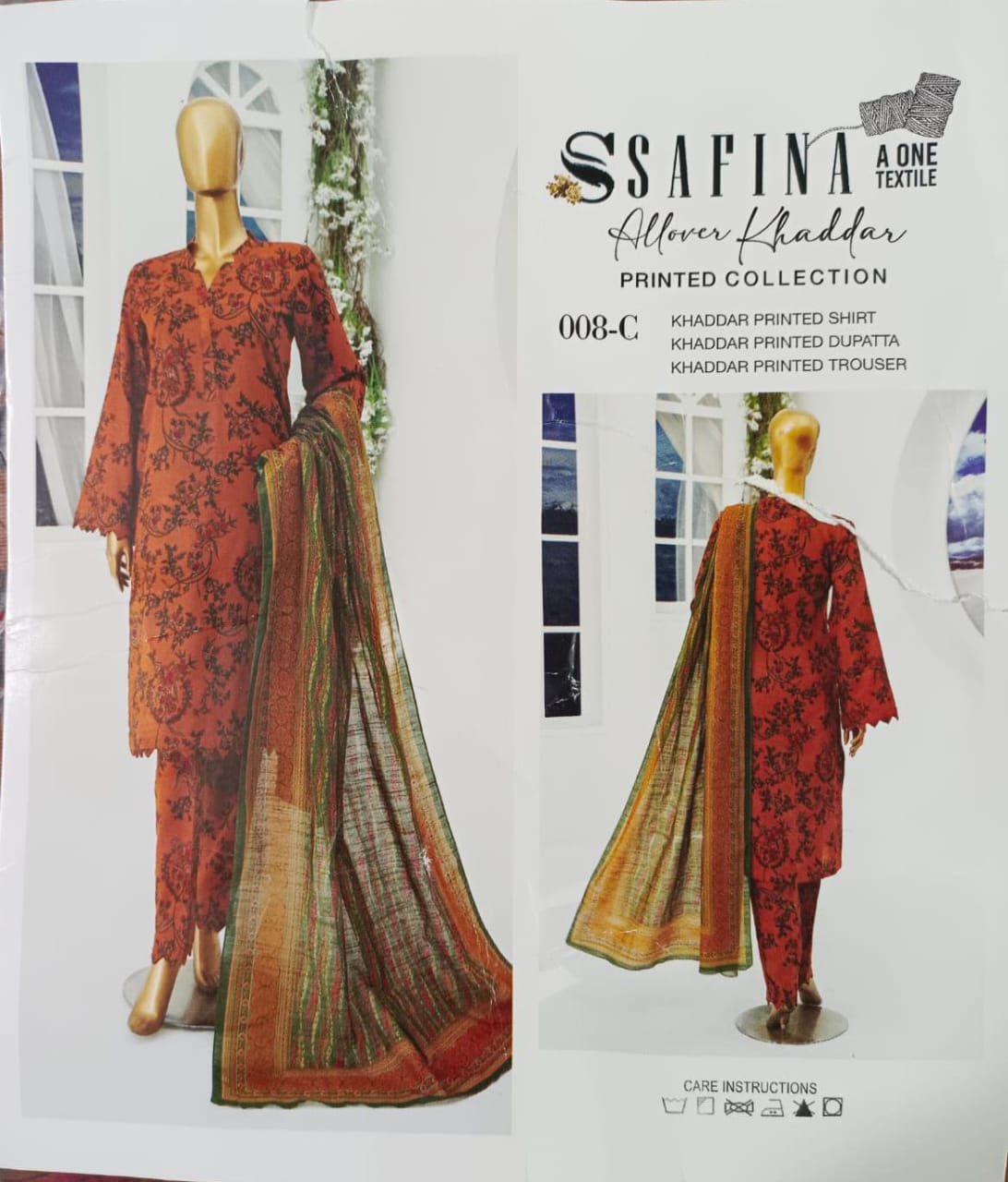 Safina 3 Piece Khaddar Collection – Warmth Meets Elegance