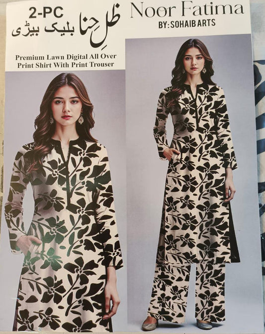 Noor fatima brand 2 piece Bana Dora Lawn